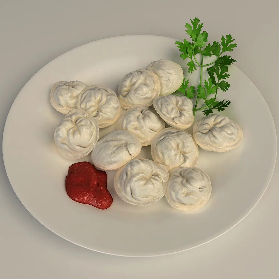 3 пельмешки