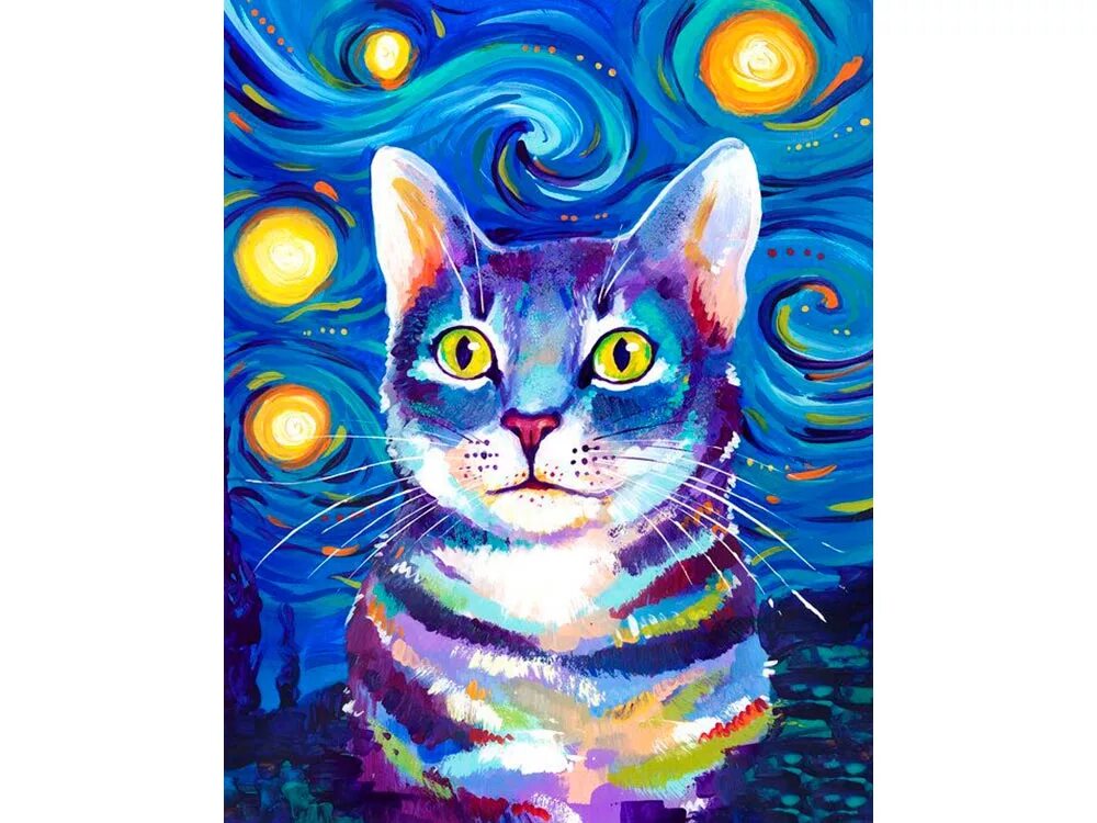 Дженни ньюленд котики. Котик по номерам. Кошка художник. Котенок для раскрашивания по номерам. Котик по номерам.