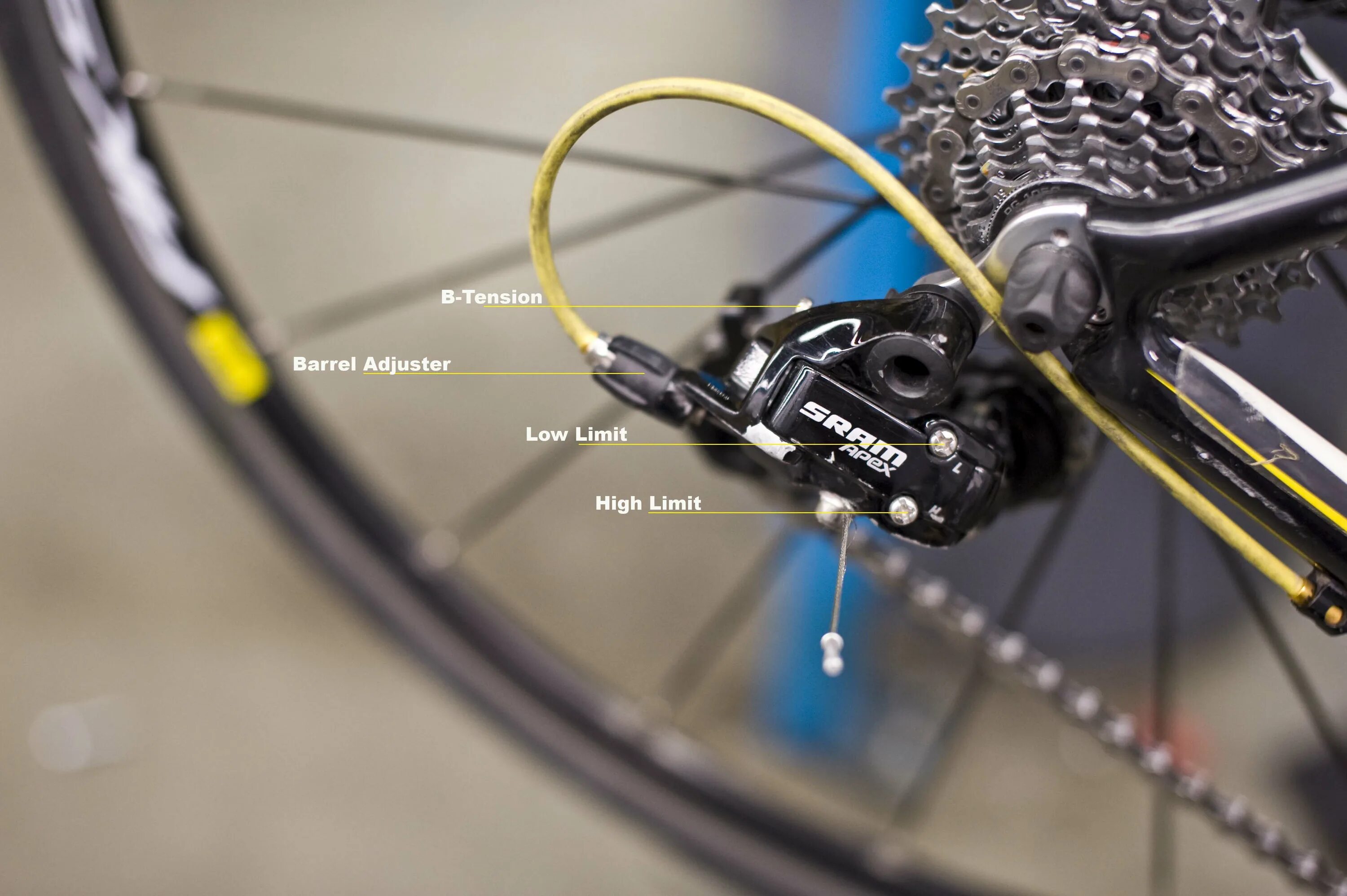 Open limit adjuster. Tension tension задний переключатель. Shimano Ultegra Front Derailleur adjustment. Barrel Adjuster Rear Derailleur. Shimano 105 Front Derailleur трос.