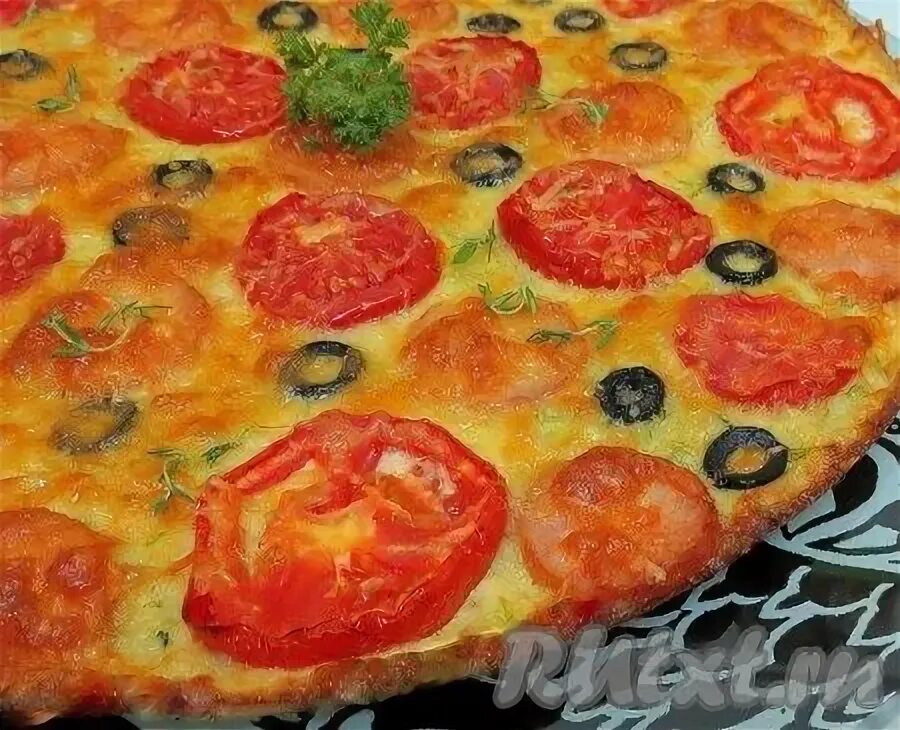 Пицца из кабачков - пошаговый рецепт с фото (12749 просмотров)