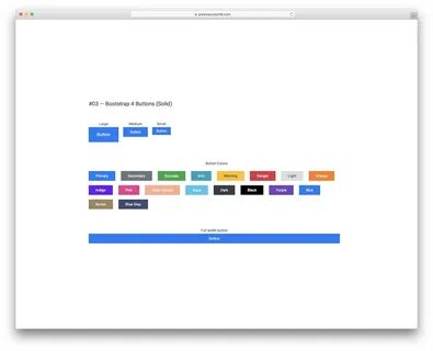 Bootstrap цвета