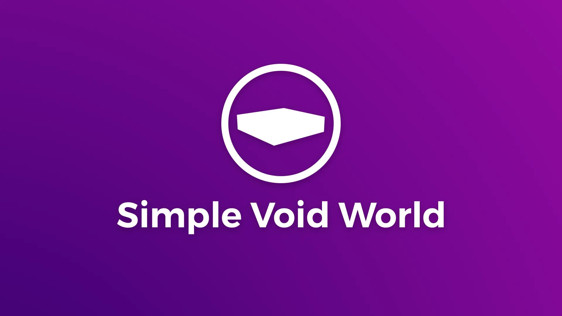 Void World. Void мир. Симпл Симпл. Simple Void icon.