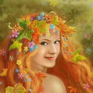 4 времени года девушки