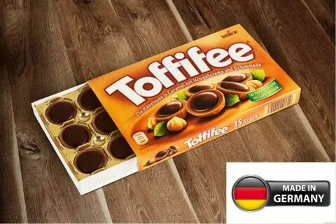 В 1973 году в Германии появляются первые конфеты Toffifee