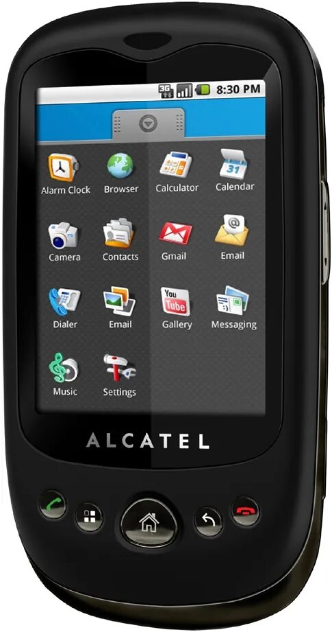 Мобильный 980. Смартфон Alcatel ot-980.