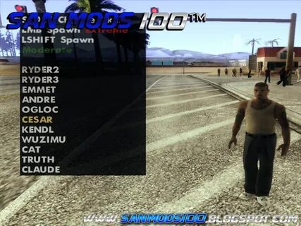 San andreas skin selector