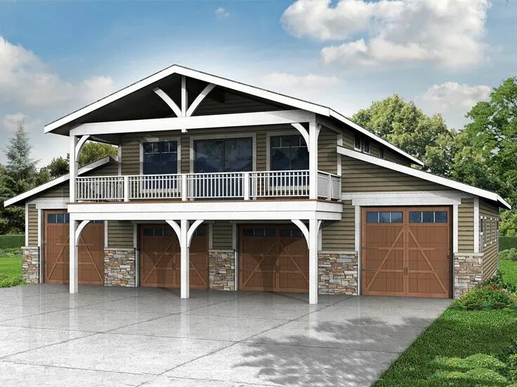 Home Designs in 2025 House design, Garage guest house, Modern house plans