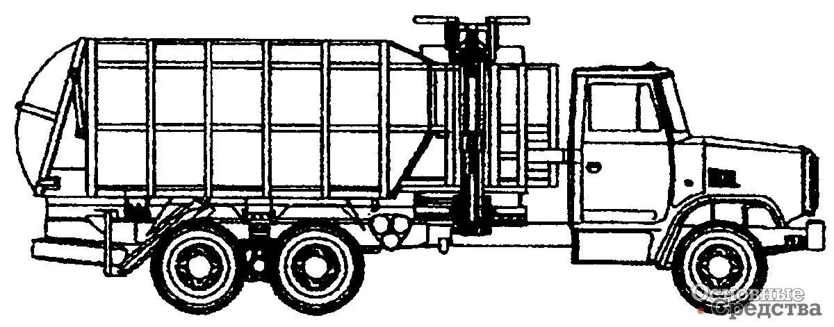 Мусоровоз мкм 25. Мусоровоз БМ-53229 чертеж. Мусоровоз МСК 6а ЗИЛ 130. Мусоровоз ко-429.