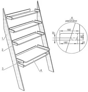 Стеллажи своими руками чертежи