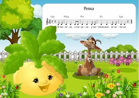 Музыкальная сказка репка