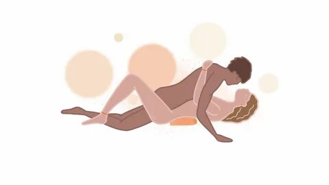 Illustration of the missionary sex position. 