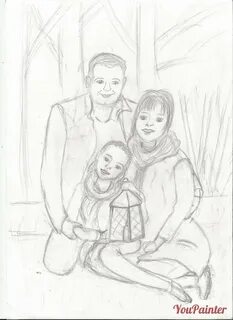 Рисунок семьи сложный