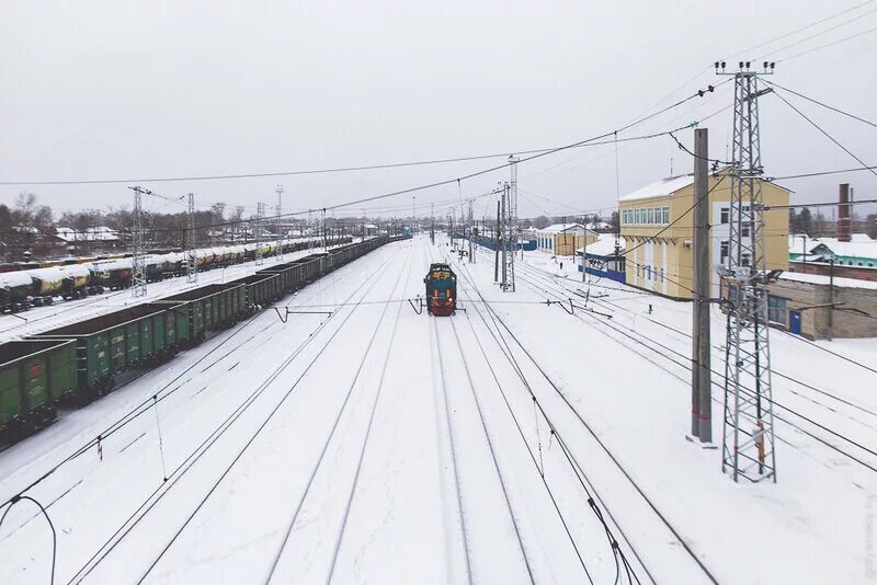 Станция Инза. ЖД станция Инза. Инза Ульяновская область. Инза зима.