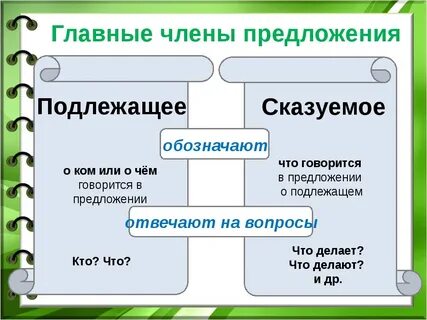 Она хитра подлежащее и сказуемое