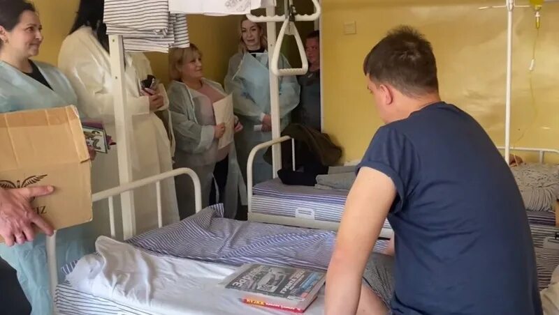 Возобновление служения в военном госпитале Группа милосердия "Преображение"