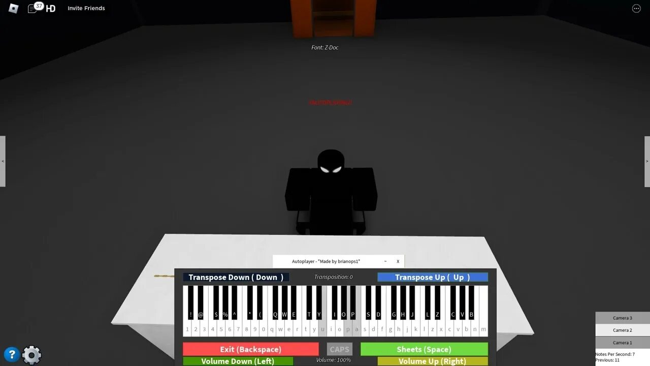 Rush roblox piano