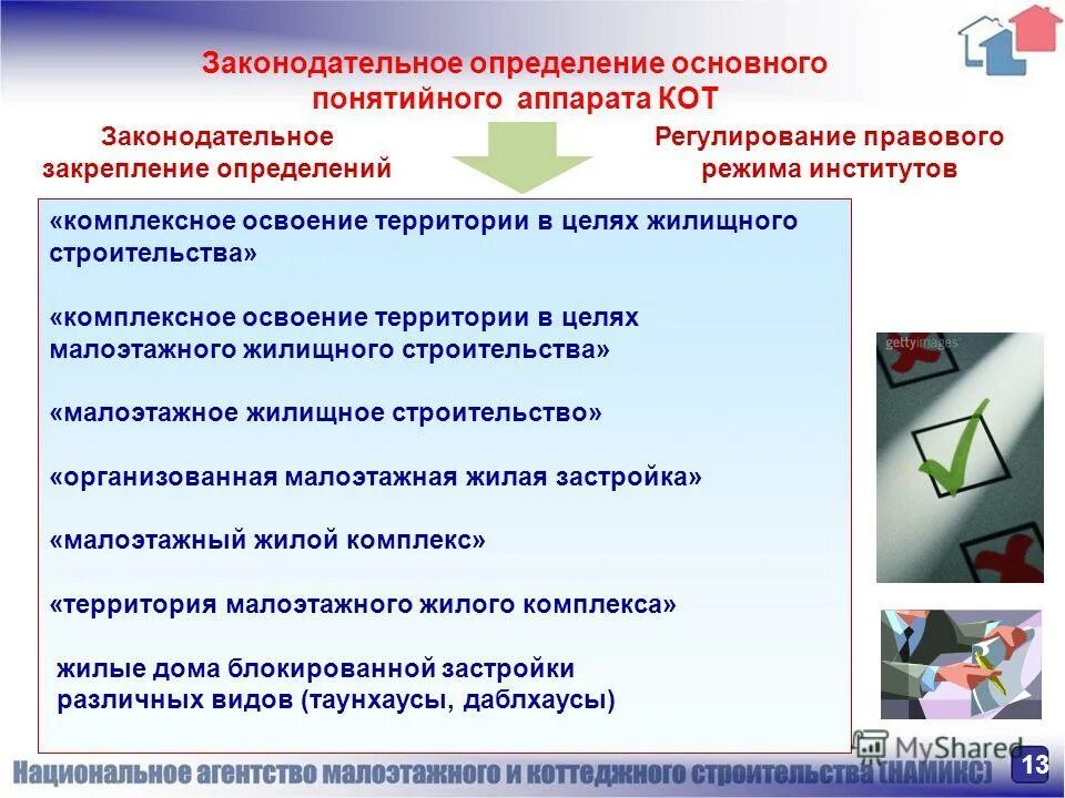 комплексного освоения в целях жилищного