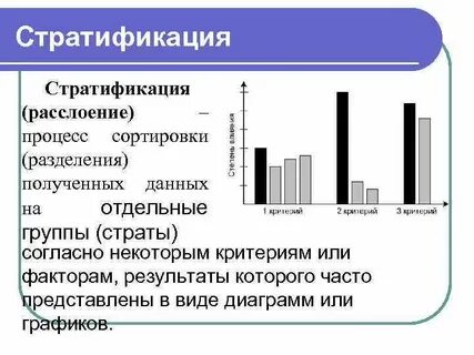 Качество стратификации