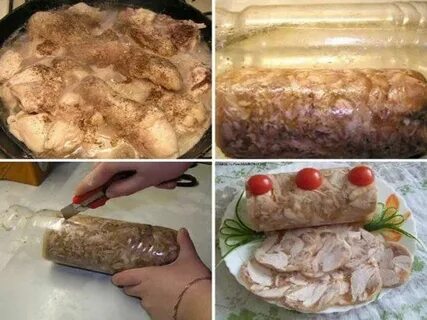 Приготовление колбасы в пластиковой бутылке