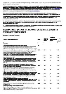 Нормативы затрат предприятии