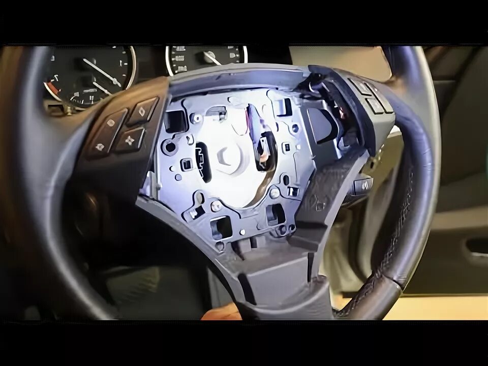 Снятие руля BMW z4 - YouTube