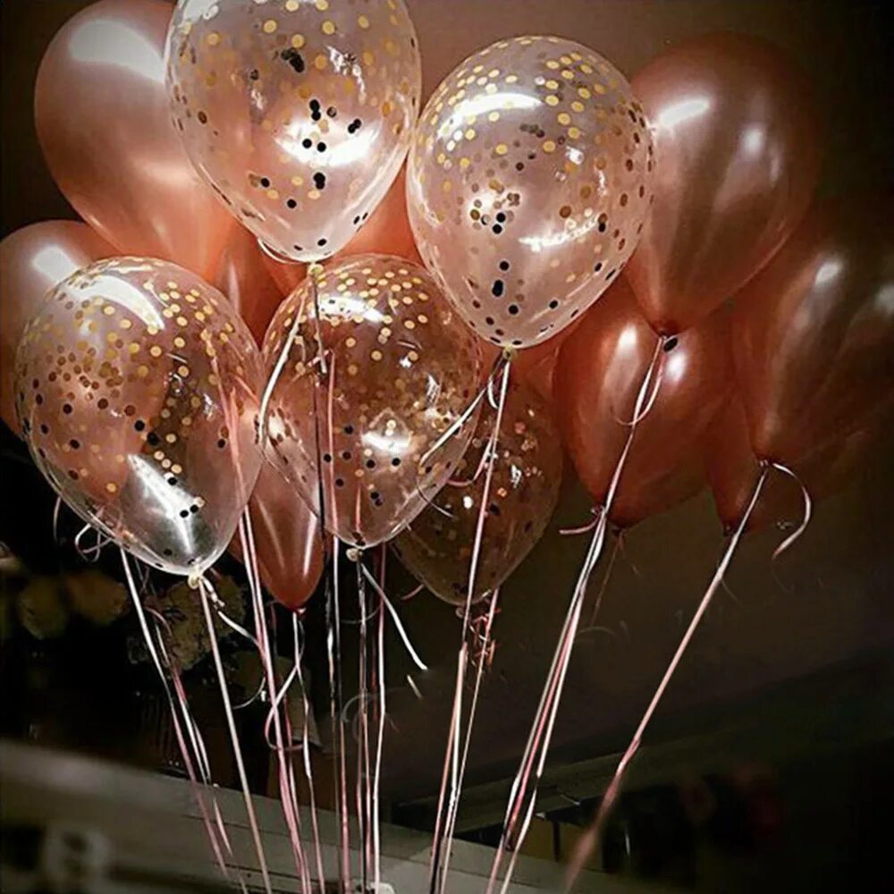 Красивые шарики на день рождения. Шары Роуз Голд. Красивые гелевые шары. Красивые воздушные шарики. Красивые гелевые шарики.