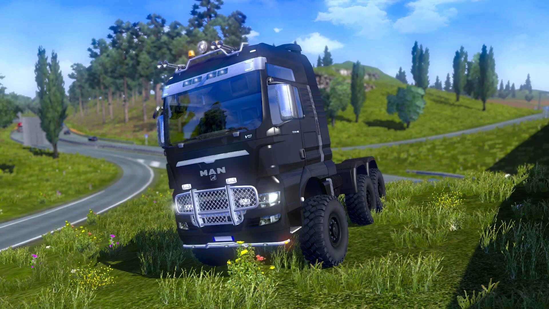 Евро трак симулятор 1. ETS 2 1.1.1. Truck Simulator Offroad 2. Грузовик Шахман етс 2 1 40. Euro truck simulator моды грузовиков