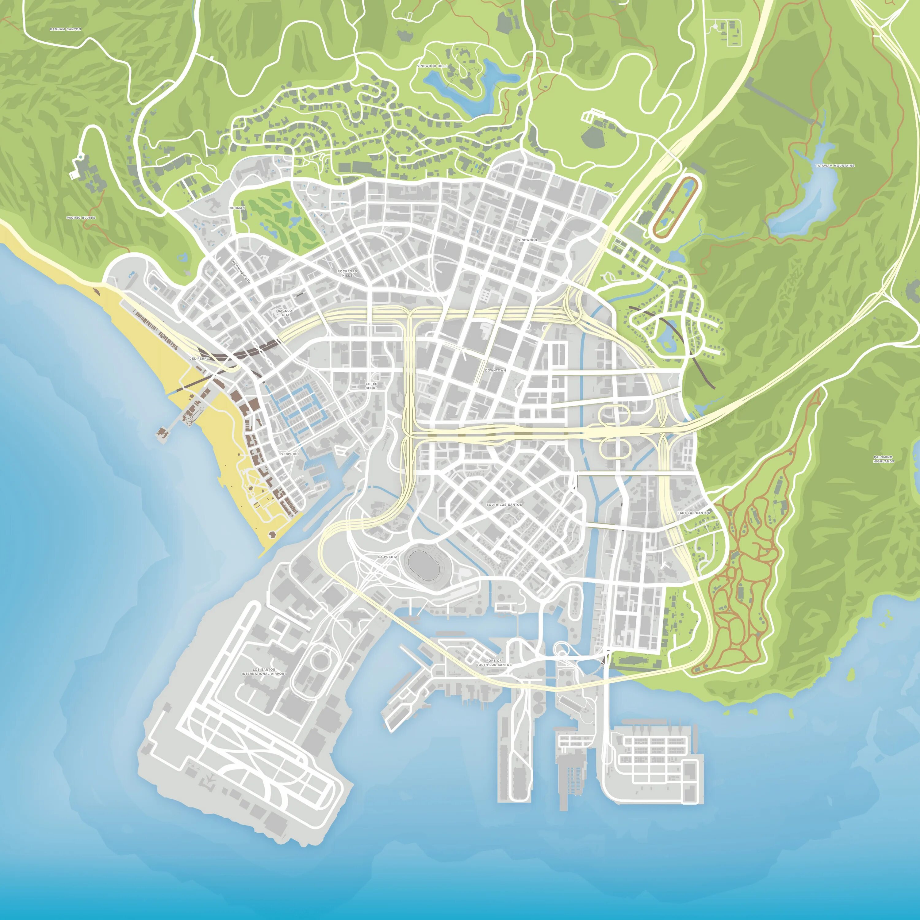 Координаты гта 5. GTA 5 los Santos Map. Карта los Santos GTA 5. Карта города Лос Сантос ГТА 5. Город Лос Сантос GTA 5.