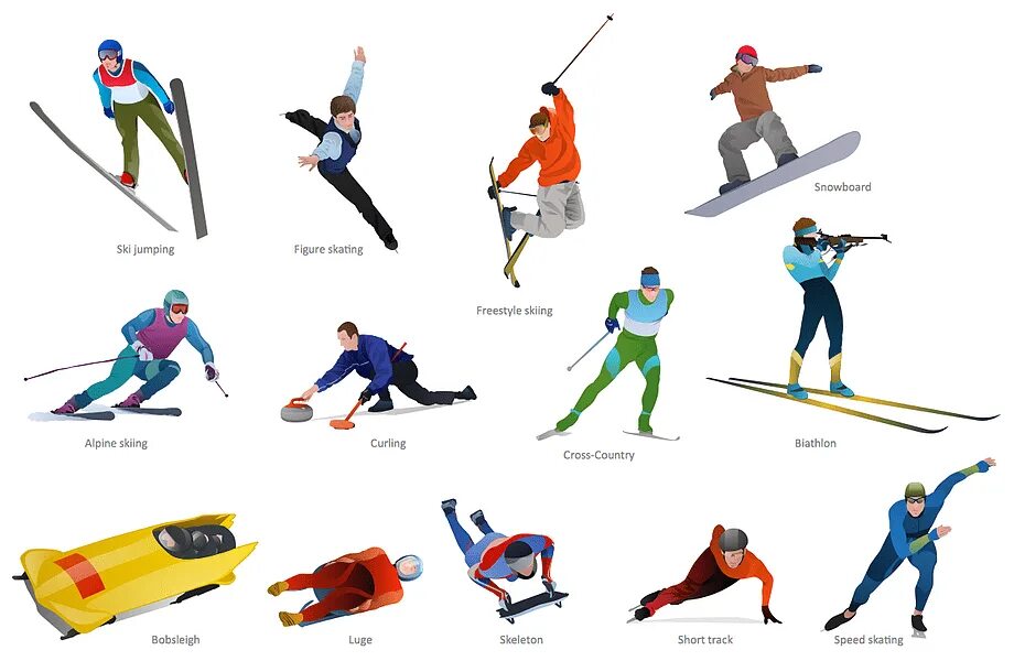 Skiing game