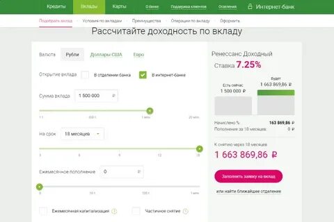 Сколько займов на карте