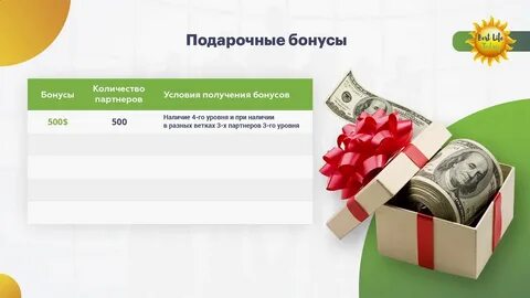 Бонусы и подарки