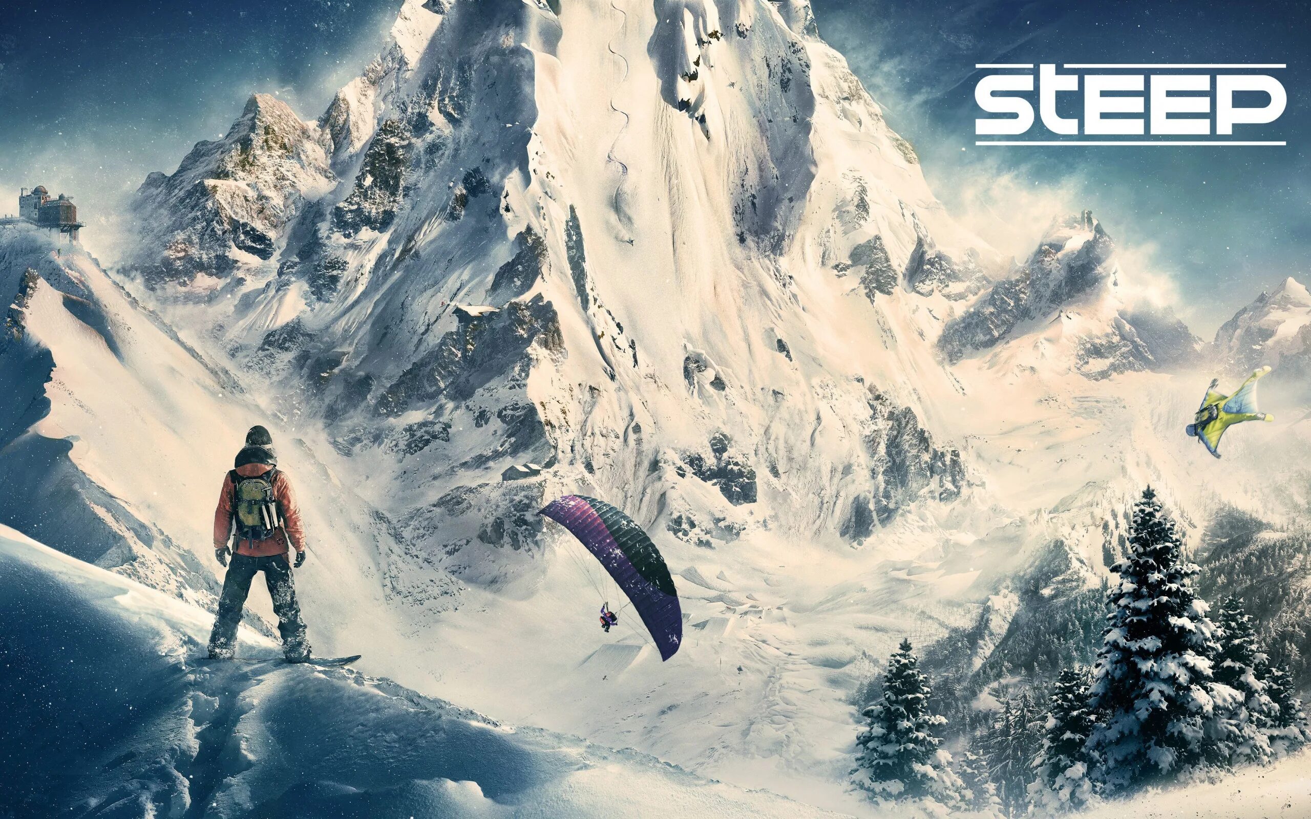 Горы. Steep 2. Steep обои на рабочий стол. Steep. Steep игра обложка.