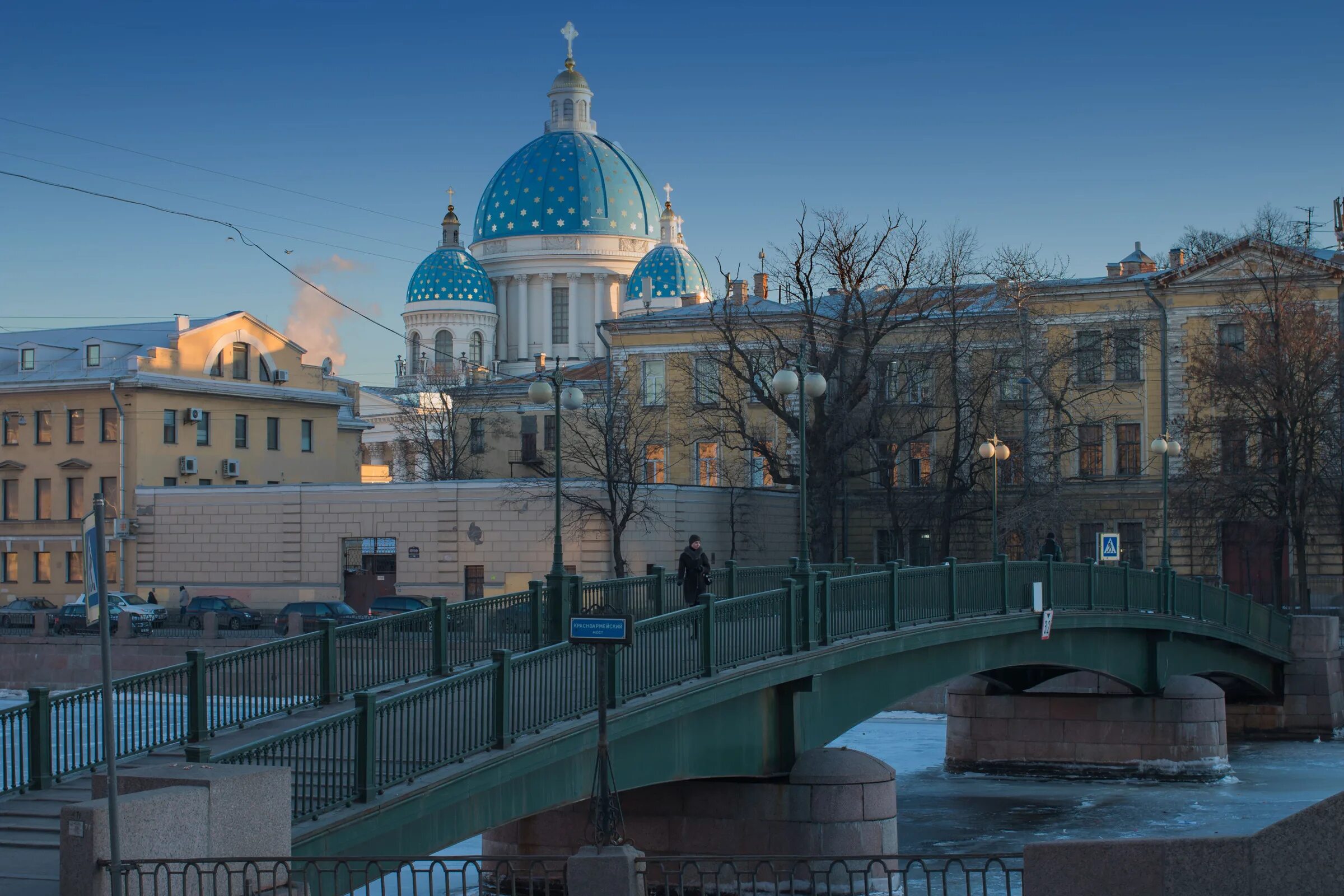 Измайловский мост в Санкт-Петербурге.