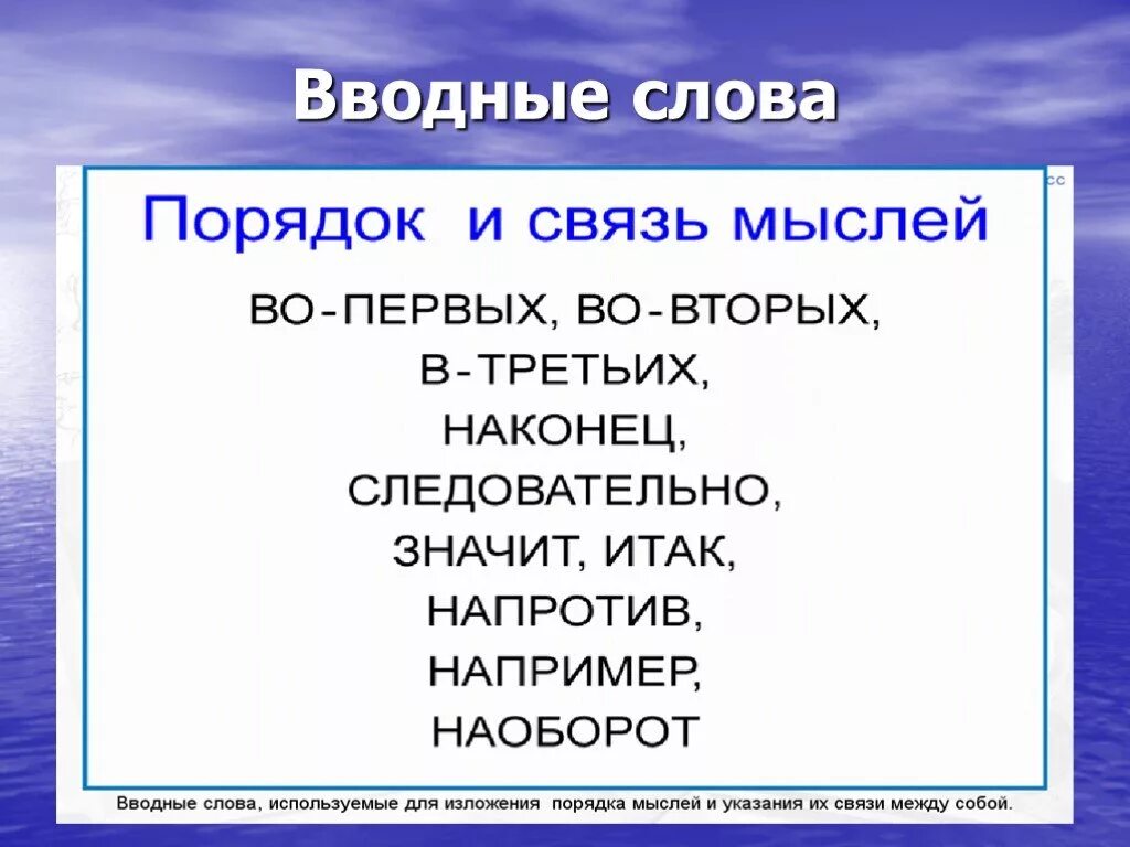 Вводные уроки русского языка. Вводные слова. Вводный. Вводные слова в русском языке. Водные слова.