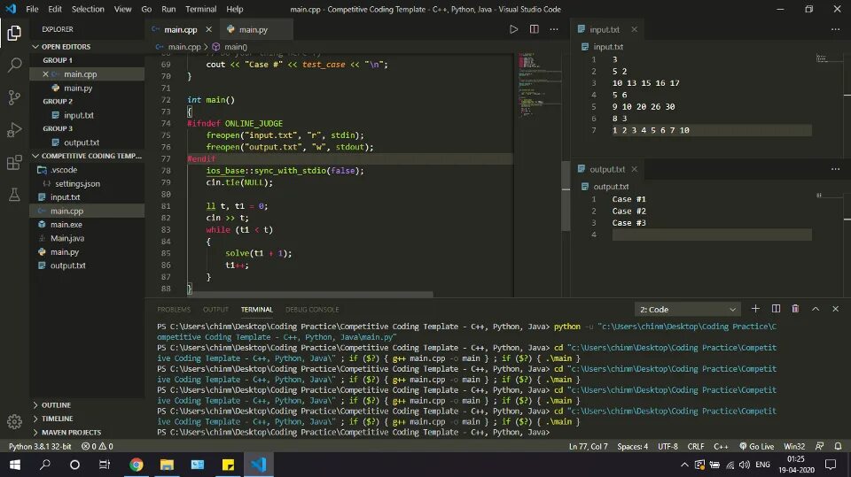 Vs compiler