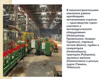 Виды производимой продукции сибири