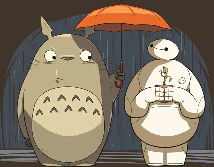 Zhu yuan blacked in bar totoro on