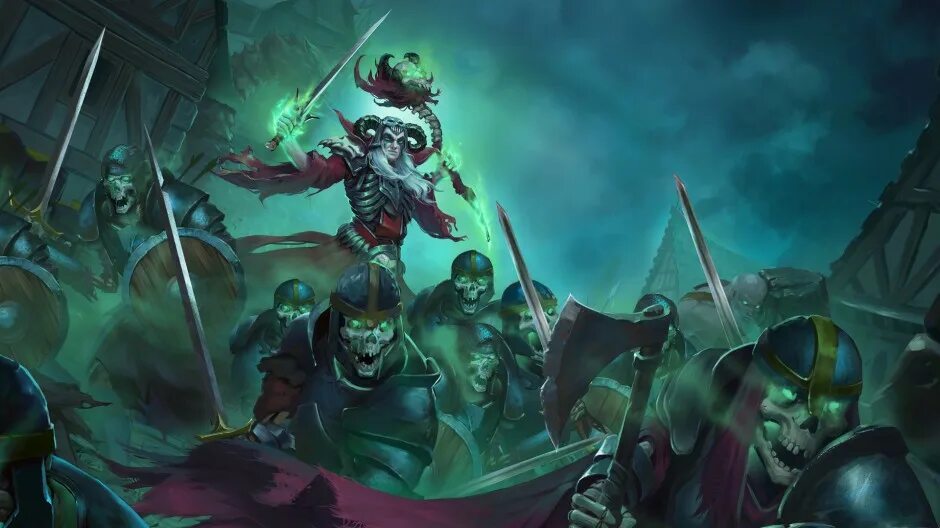Undead horde 2 на андроид. Undead horde некромант. undead horde главный герой. undead horde xbox. нежить обои герои 5.
