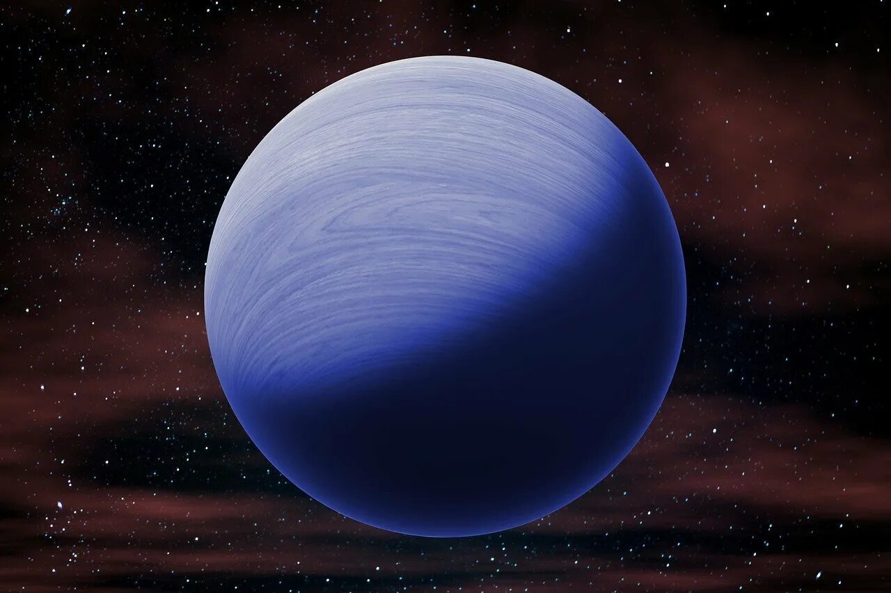 Нептун (Планета). Планета Нептун с Нептуном. Планеты гиганты Нептун. Нептун голубая Планета. Маленький нептун