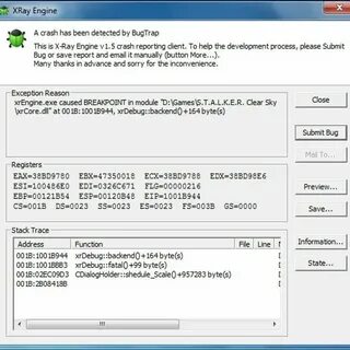 Сталкер чистое небо xray engine