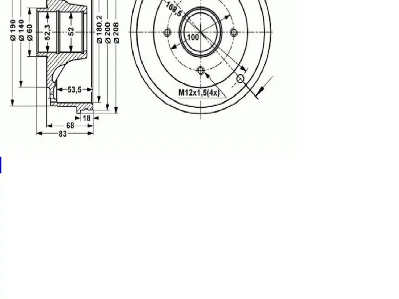 Центральное отверстие логан. Диаметр тормозного барабана Рено Логан. Размер тормозного барабана Логан 2. Тормозной барабан Рено Логан 2. Задний тормозной барабан Рено Логан чертежи.