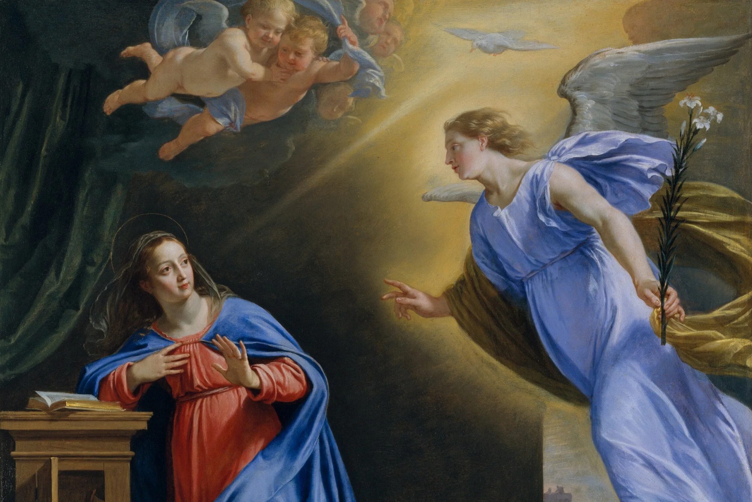 Благая весть картинки. Явление ангела деве Марии Благовещение.
