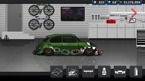 Машины в pixel car