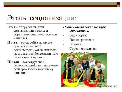Возраст социализации