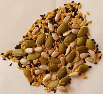 Семя льна кунжута тыквы