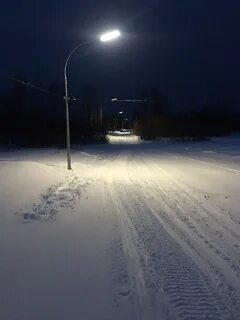 Освещение лыжной трассы