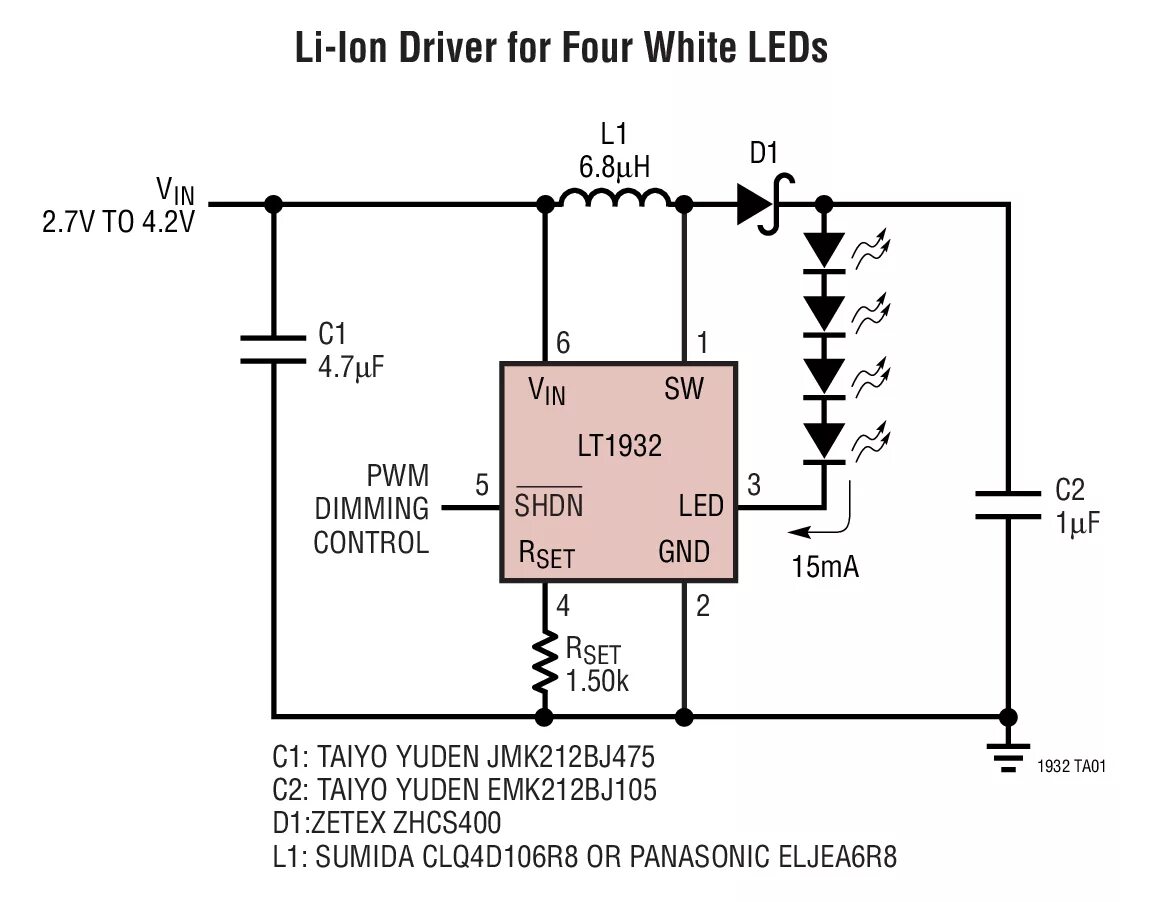 Constant current driver. Регулируемый токовый драйвер для светодиодов. constant current regulator &amp; led driver. светодиодный драйвер 4 контурный. lt1618 led driver schematic.