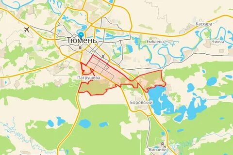 Округи тюмени