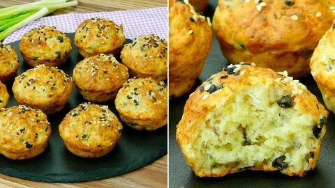 Маффины с грибами