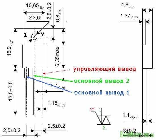 Простейший тиристорный регулятор мощности - электричество. 4 дек 2010. Схемотехн